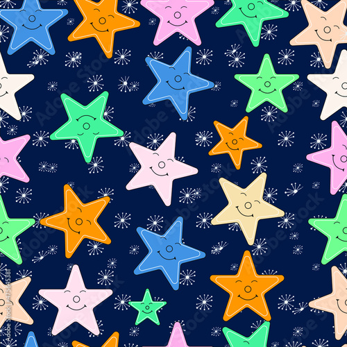 cute star pattern design 
