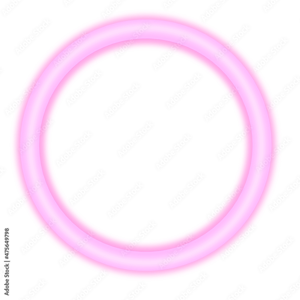 Neon light hoop isolated background, ideal for framing a product or text. Neon light hoop isolated background, ideal for framing a product or text.