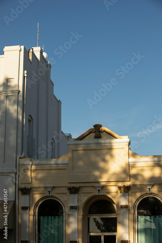 Late afternoon view of the historic downtown area of Wheatland, California, USA. photo