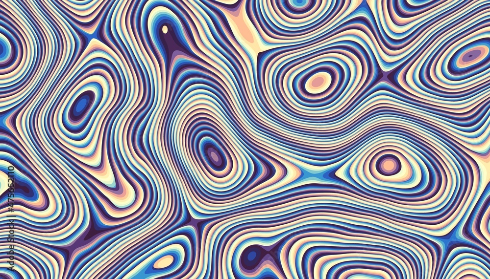 Wavy abstract futuristic background