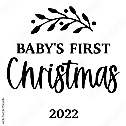 baby's first christmas background inspirational quotes typography lettering design