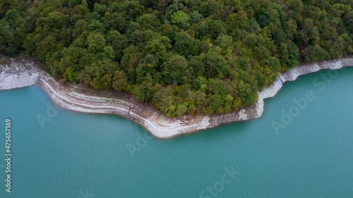 Dam Forested Shoreline photo