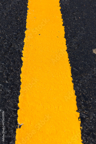 Asphalt road as abstract background