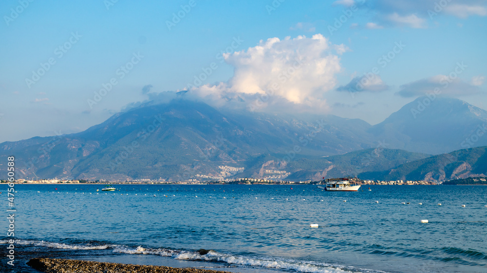 Blue sea waves. Blue Water Element of the Sea