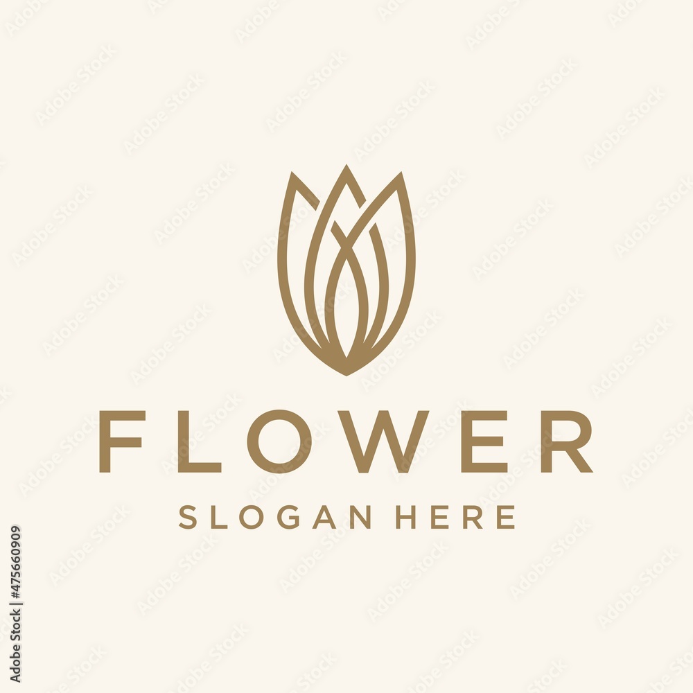 Spa business logo lotus Flower icon design Vector Spa business logo lotus Flower icon design Vector