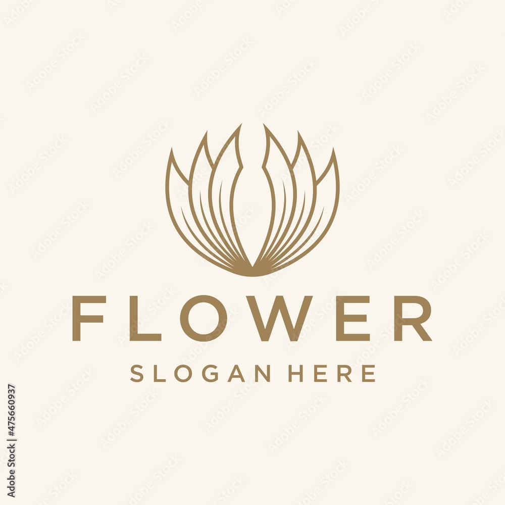 Spa business logo lotus Flower icon design Vector Spa business logo lotus Flower icon design Vector