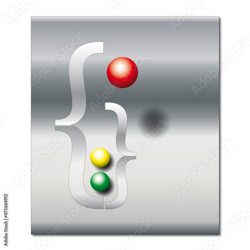Klammerlogo Kugeln 11