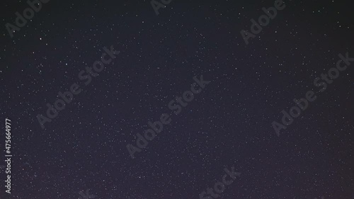 Wallpaper Mural Night Starry Sky With Glowing Stars. Bright Glow Of Sky Stars. Copy Space. Natural Night Background Backdrop Time Lapse Time-Lapse 4K Torontodigital.ca