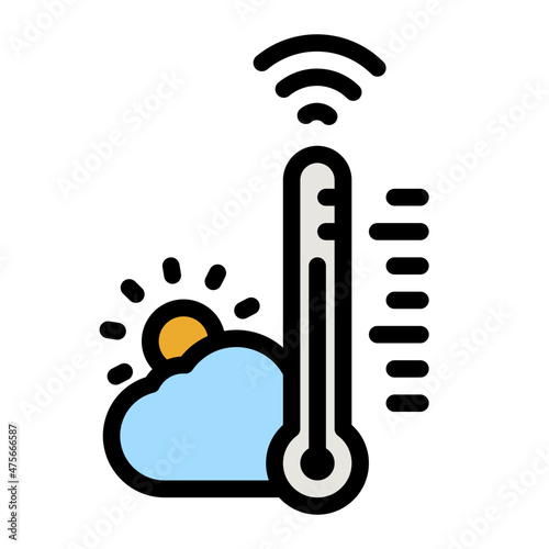 temperature line icon