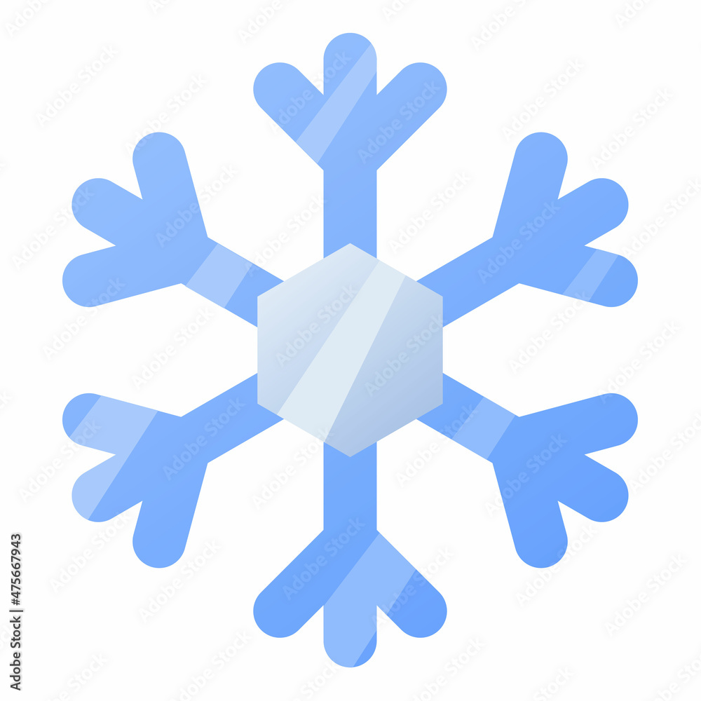 snow frost winter single isolated icon with smooth style snow frost winter single isolated icon with smooth style