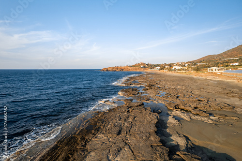 Aerial view to Nea Dimmata, polis Cyprus photo