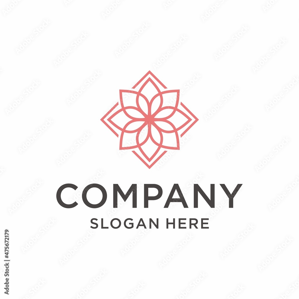 Spa business logo lotus Flower icon design Vector Spa business logo lotus Flower icon design Vector