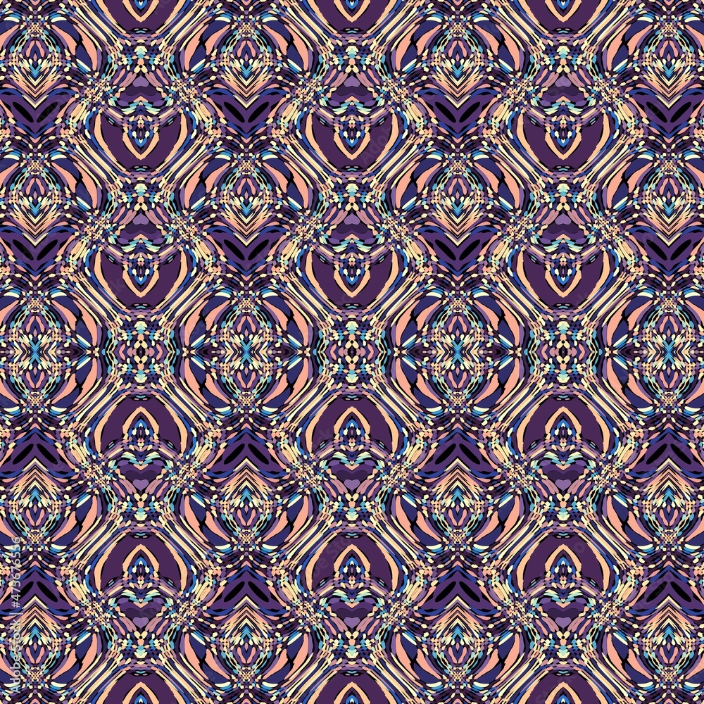 Abstract fractal pattern. Futuristic background.