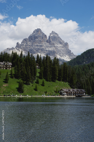 Lake Misurina ( Italian: Lago di Misurina ) - Auronzo di Cadore, Italy photo