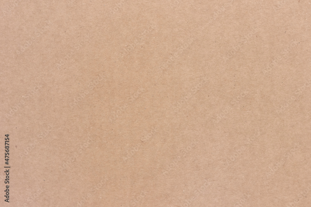 Fototapeta premium A sheet of light brown cardboard.