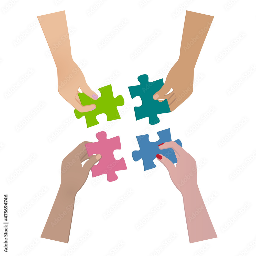 Partnership of people vector illustration Partnership of people vector illustration