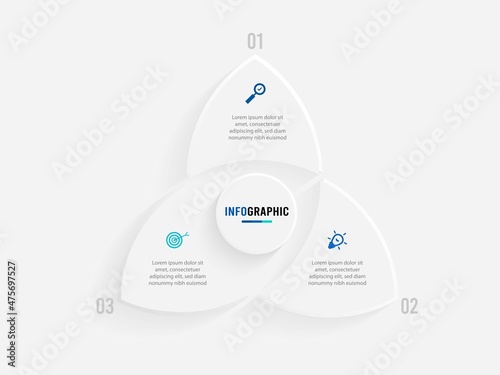 Business data visualization. Process chart. Abstract elements of graph, diagram with steps, options, parts or processes. Vector business template for presentation. Creative concept for infographic.