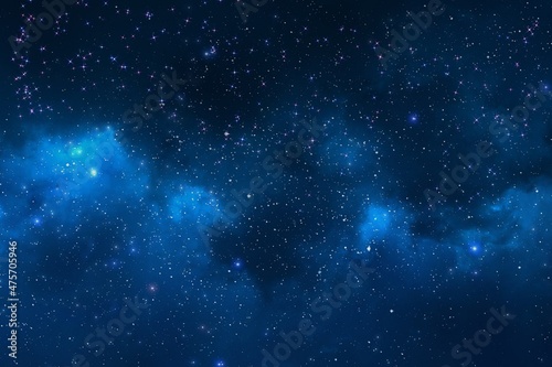 3d render illustration  Amazing and unique picture of starry sky