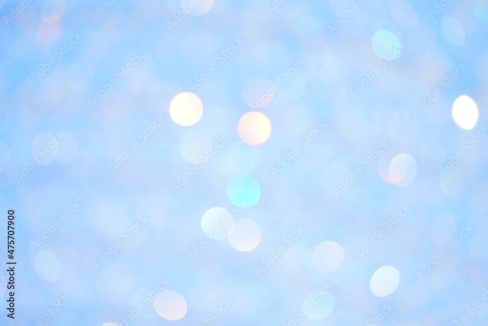 クリスマスツリーとイルミネーションの丸ボケ クリスマスツリーとイルミネーションの丸ボケ