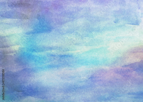 Abstract watercolor gradient paint grunge texture background.