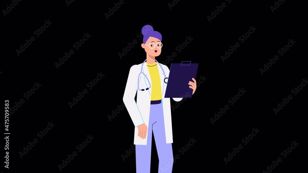 lip syncing Facial Animation for narration. female character doctor speaking. medical worker animated footage in 2d flat style. talking mouth, lips expressions, articulation ALPHA channel lip syncing Facial Animation for narration. female character doctor speaking. medical worker animated footage in 2d flat style. talking mouth, lips expressions, articulation ALPHA channel