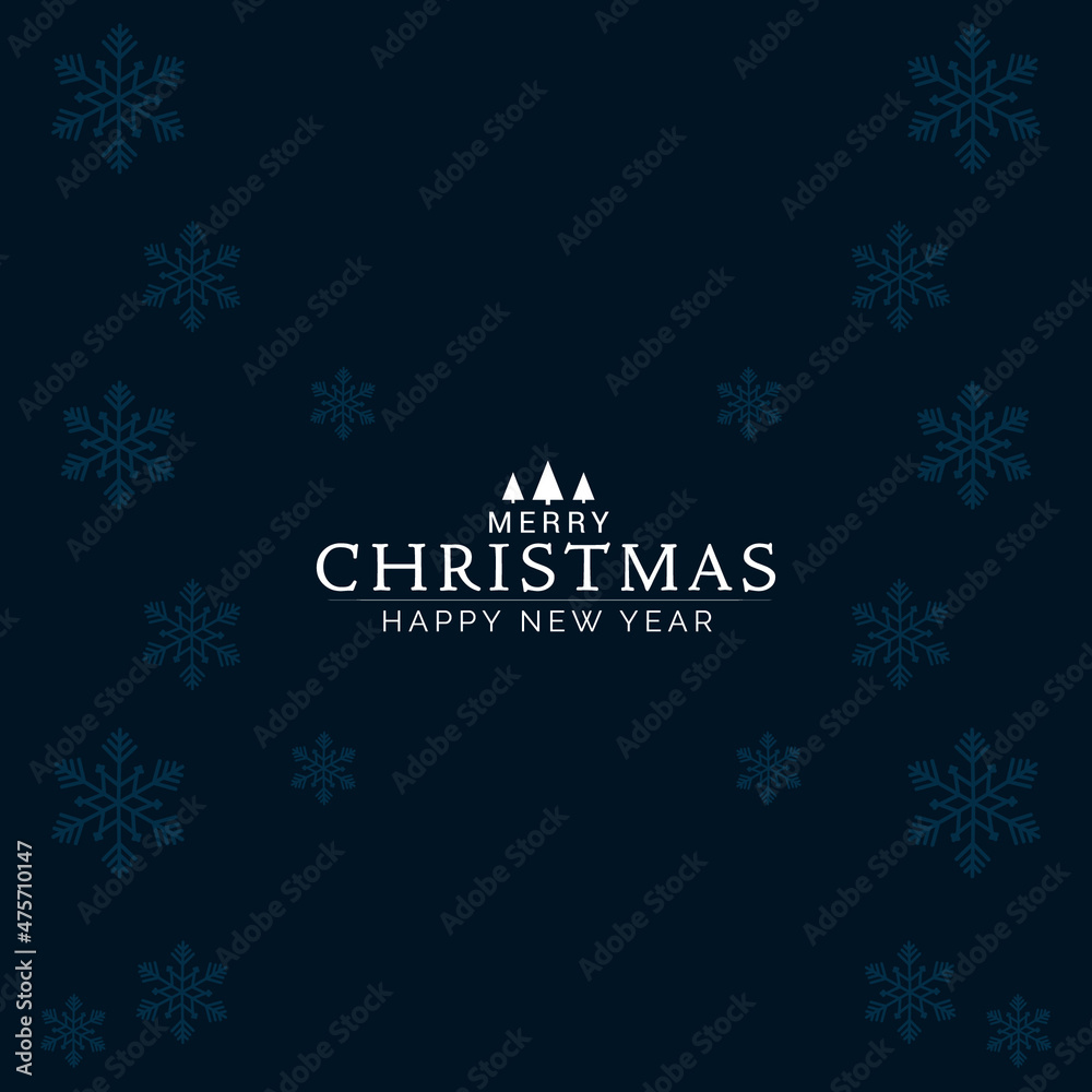 Merry Christmas And New Year festival decorative celebration background design Illustrations Design