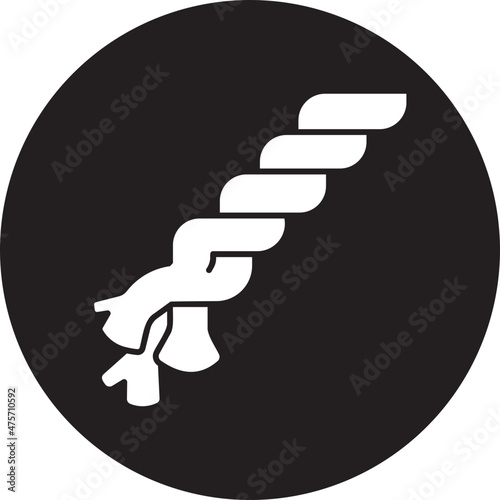 rope glyph icon