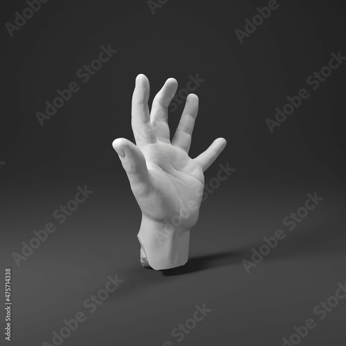 3D render art statue sculpture Hand Genius liberty La Marseillaise  rancois Rude