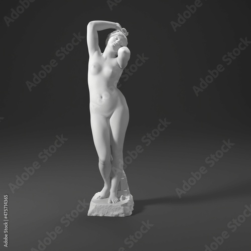 3D render art statue sculpture Le Réveil Galatea Laurent Marqueste