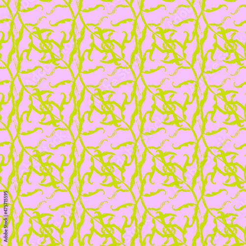 seamless pattern with leaves