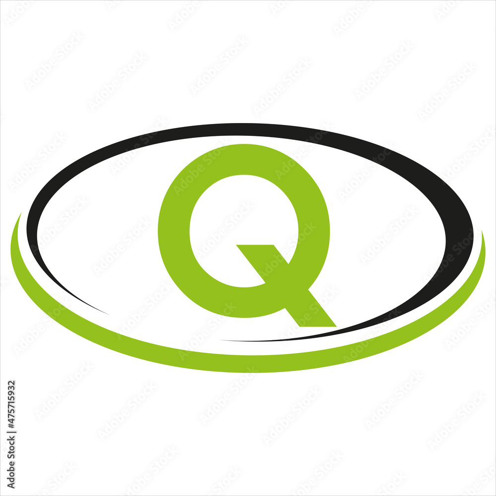 Q logo simple design isolated on white background. vector illustration Q logo simple design isolated on white background. vector illustration
