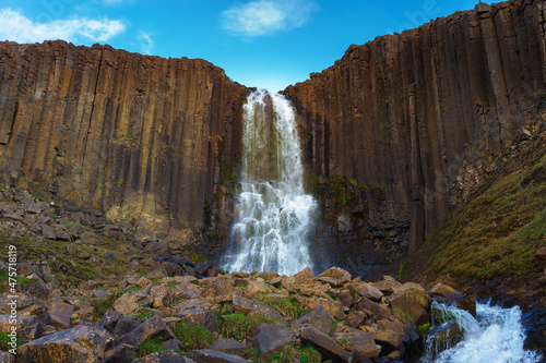 Studlafoss waterfall in East Iceland