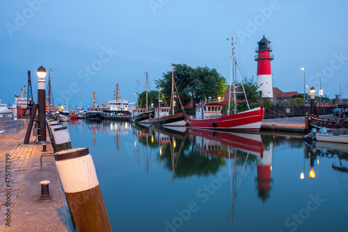 Büsum Hafen Leuchtturm Nordsee