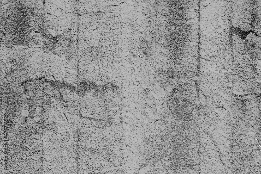 Obraz premium Texture of a concrete wall with cracks and scratches which can be used as a background