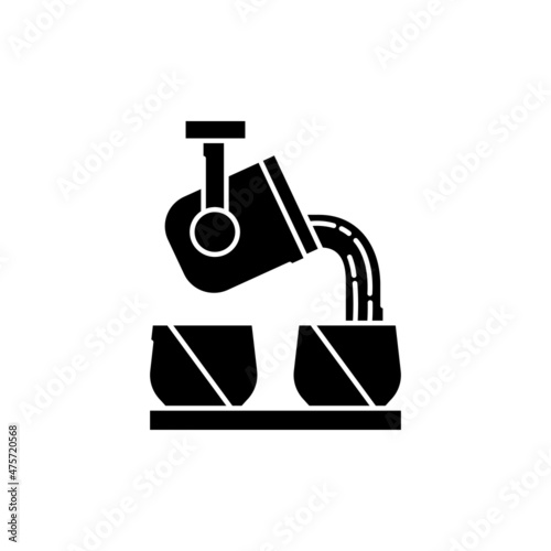 Casting detail olor line icon. Pictogram for web page, mobile app, promo.