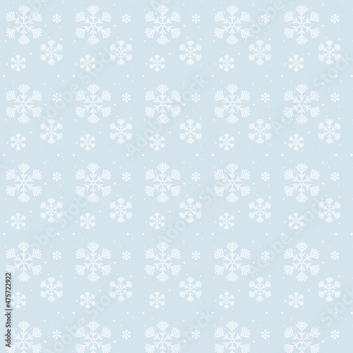 seamless background with snowflakes