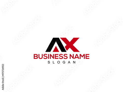 Creative AX Logo Icon, Letter ax Vector Logo Design