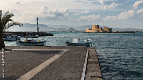 On the corner of the Mediterranean embankment