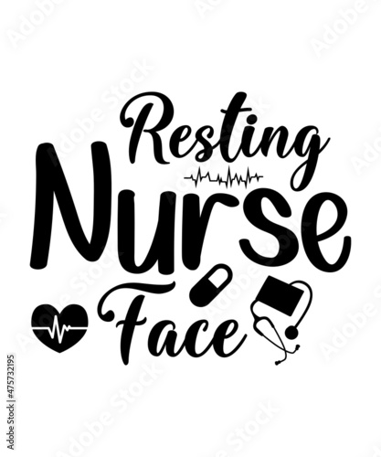 Nurse SVG Bundle, Coffee Scrubs and rubber gloves, Straight outta nightshift, Keep Calm I'm a Nurse Sublimation designs, Cricut svg, Cameo