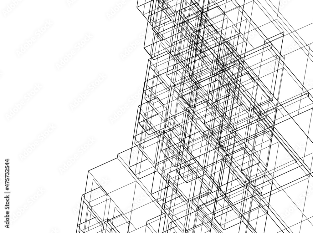 sketch of a building sketch of a building