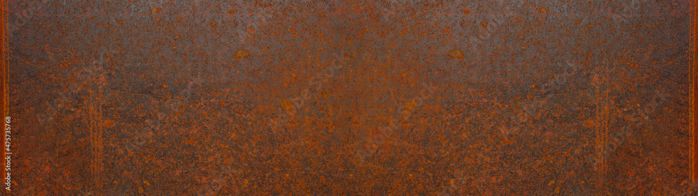 Grunge rusty orange brown metal corten steel stone background texture banner panorama Grunge rusty orange brown metal corten steel stone background texture banner panorama