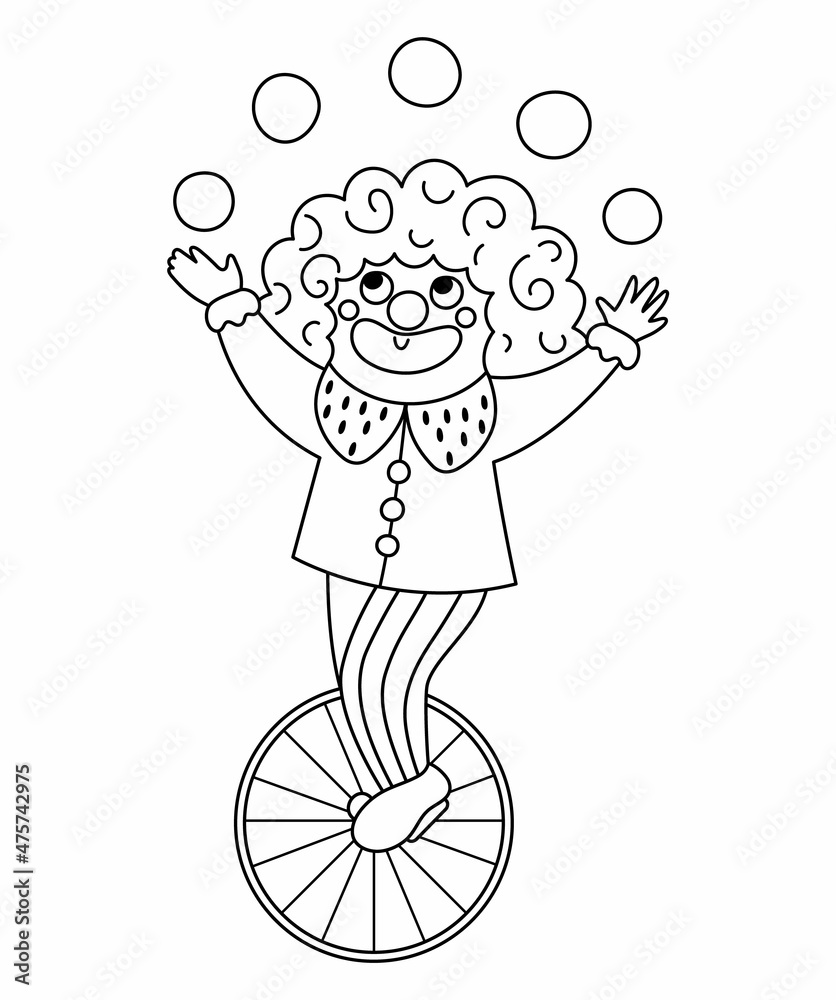Juggler Clipart Black And White
