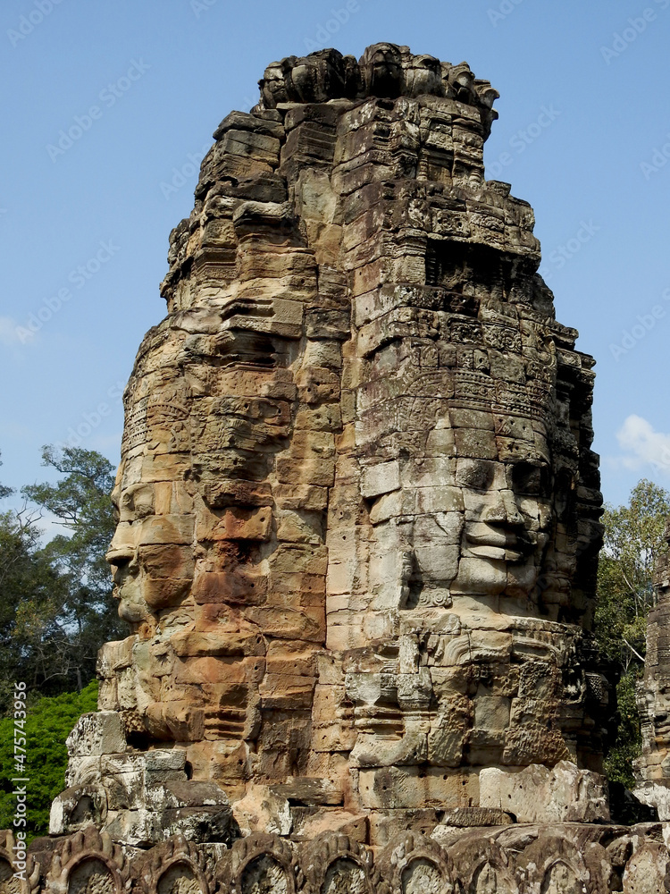 Bayon Temple Angkor Thom, Siem Reap, Cambodia