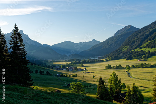 Das Tannheimer Tal am frühen Morgen