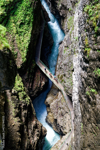 Brücke in der Breitachklamm in Oberstdorf/Kleinwalsertal photo