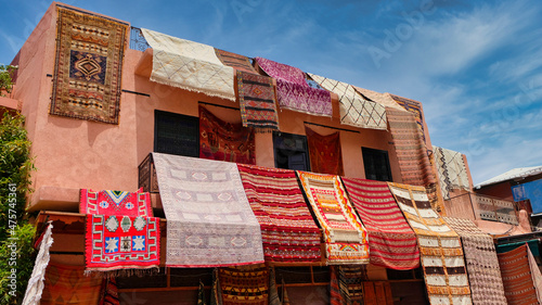 Carpets shop in Marrakech