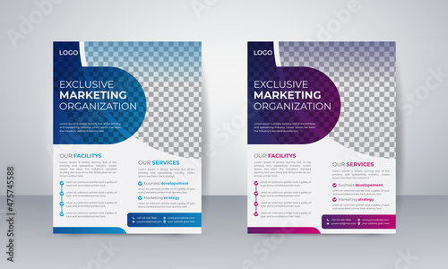 Annual report vector template design for Brochure, poster, magazine, corporate flyer used for business poster layout illustration modern layout A4 size