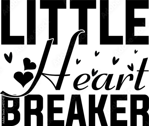 Little heart breaker vector arts