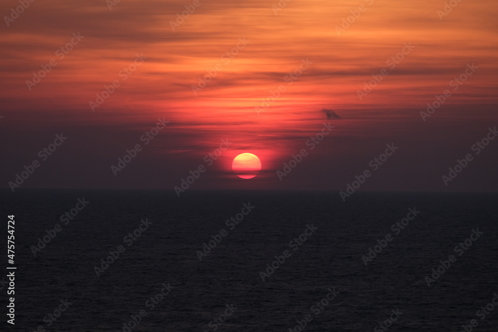 Sonnenuntergang Meer Küste Sardinien