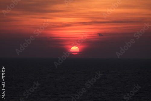 Sonnenuntergang Meer K  ste Sardinien